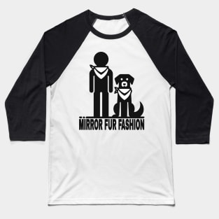 Bonded by Bandanas: Human and Pet Partnership Baseball T-Shirt